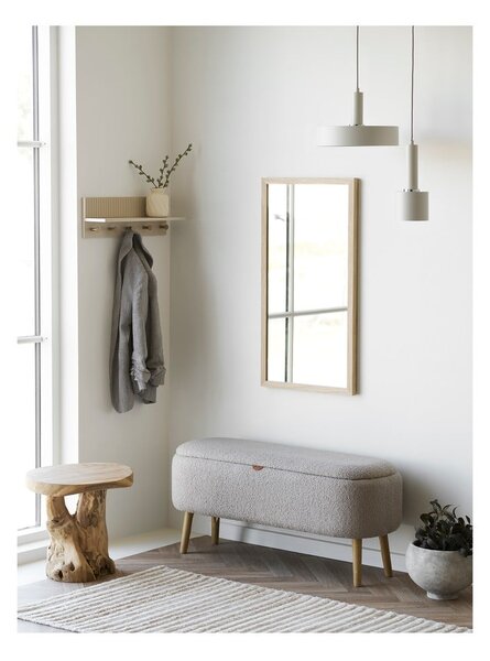 Кръгла странична масичка от масивно тиково дърво ø 40 cm Palena – House Nordic
