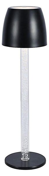 LED регулируема настолна лампа, зареждаща, 3W, 5V, 3000K, черна