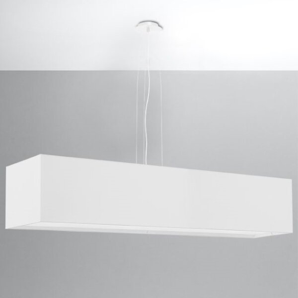 Sollux SL.0781 - Висящ полилей SANTA 5xE27/60W/230V 120см бял