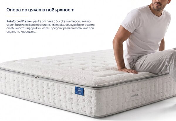Матрак Verso Adapt Sleep Technology от Onesleep 28 см