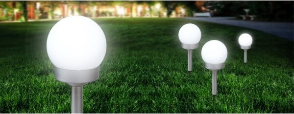 Globo 33770-3 - К-кт 3x LED Соларна лампа SOLAR LED/0,06W/3V Ø 10 cm IP44