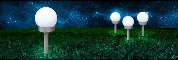 Globo 33770-3 - К-кт 3x LED Соларна лампа SOLAR LED/0,06W/3V Ø 10 cm IP44