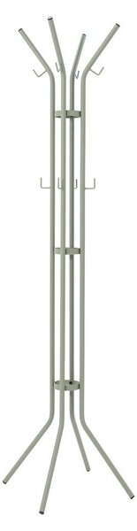 Сиво-зелена метална стойка за връхни дрехи ø 40x170 cm Jessy – Spinder Design