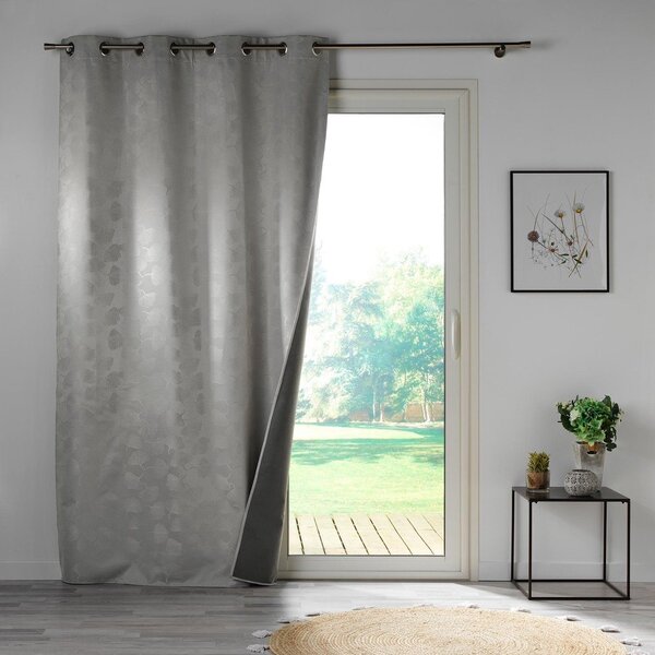 Светлосива затъмняваща завеса 140x260 cm Lunella – douceur d'intérieur