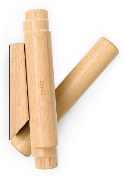 Стенна закачалка от масивен бор в естествен цвят 61 cm Picket – Umbra