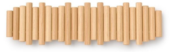 Стенна закачалка от масивен бор в естествен цвят 61 cm Picket – Umbra