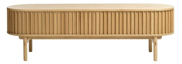 Масичка за телевизор от дъб в естествен цвят 160x48 cm Carno - Unique Furniture