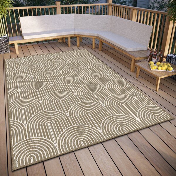 Кафяв външен килим 160x230 cm Pangli Linen – Hanse Home