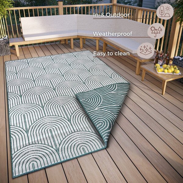 Зелен външен килим 80x150 cm Pangli Green – Hanse Home