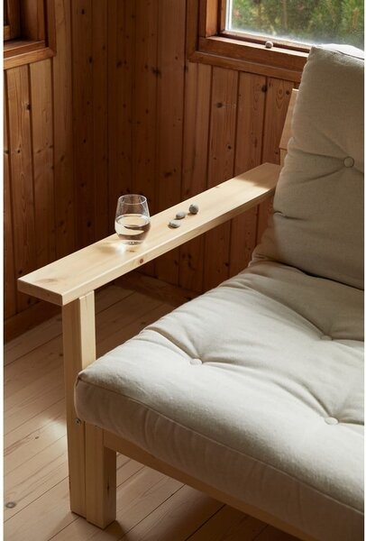 Розов разтегателен диван 218 cm Unwind - Karup Design