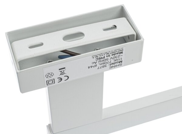LED стенен аплик за баня SHINE LED/11W/230V 45 cm IP44 бял