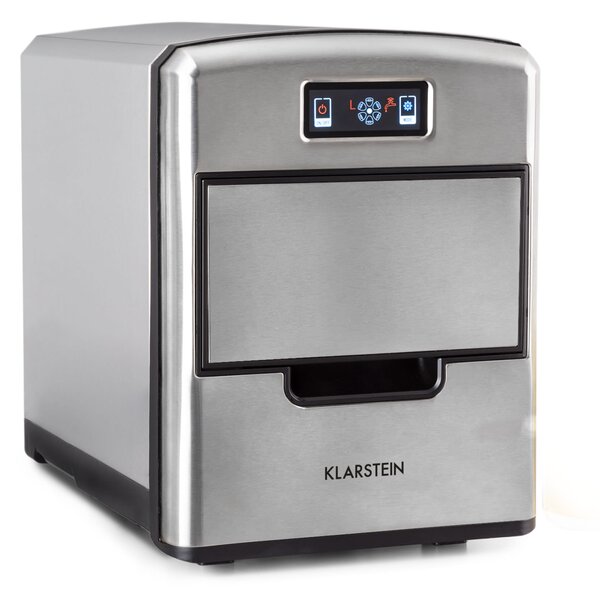 Klarstein Metropolitan, производител на лед, 12 кг / 24 часа, цифров дисплей