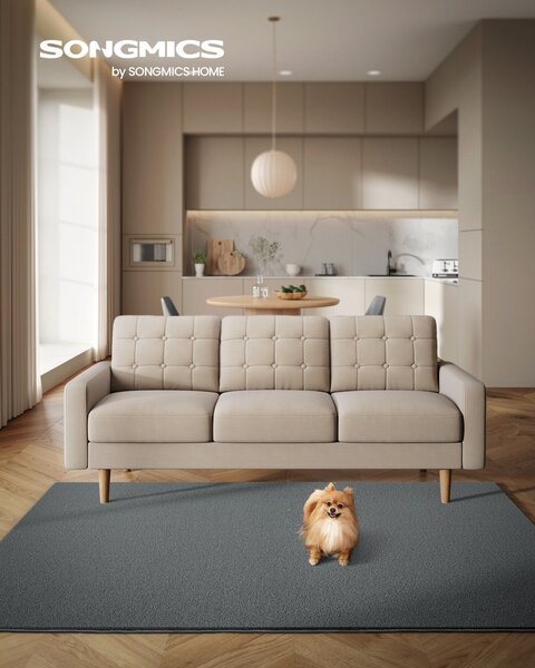 Килим Songmics сив 230x160x0.1 см