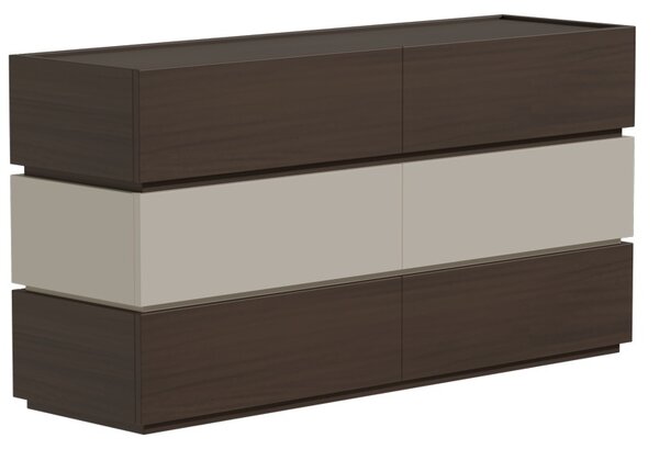 Sonlen скрин от MDF орех орех бежов 120x40x72 cm