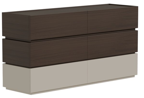 Sonlen скрин от MDF орех орех бежов 120x40x72 cm