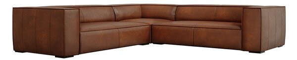 Ъглов диван от кафява кожа (променлива) Madame - Windsor & Co Sofas