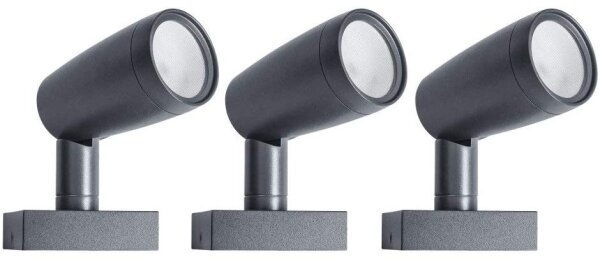 Ledvance - К-кт 3бр. LED RGB екстериорни лампи SMART+ SPOT 3xLED/4,5W/230V IP65 Wi-Fi