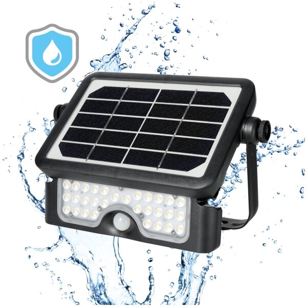 LED соларен прожектор с сензор LED/5W/3,7V 4000K IP65 3000 mAh