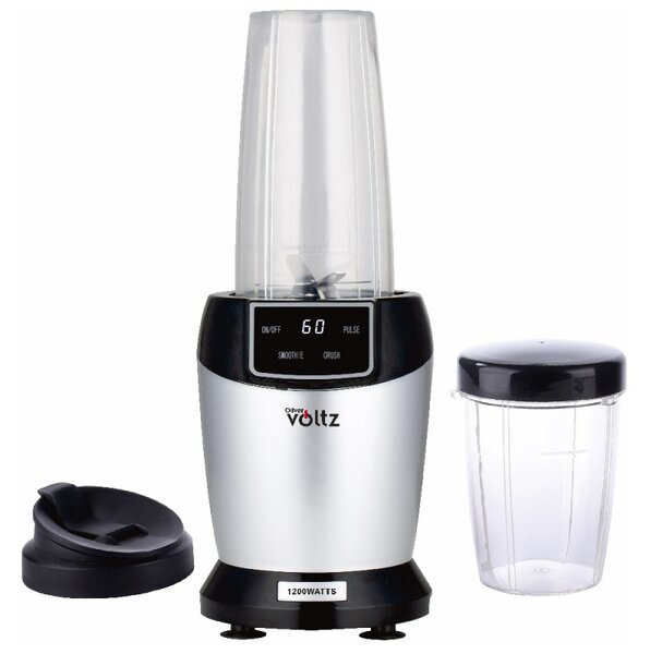 Нутри блендер Oliver Voltz OV51162FS, 1200W, 2 чаши, 1 л/800 мл, Без BPA, LED дисплей, Сребрист
