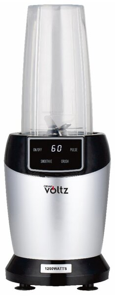 Нутри блендер Oliver Voltz OV51162FS, 1200W, 2 чаши, 1 л/800 мл, Без BPA, LED дисплей, Сребрист