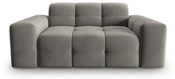 Сив кадифен диван 156 cm Kendal - Micadoni Home