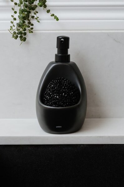 Черен керамичен диспенсер за сапун 590 ml Joey – Umbra