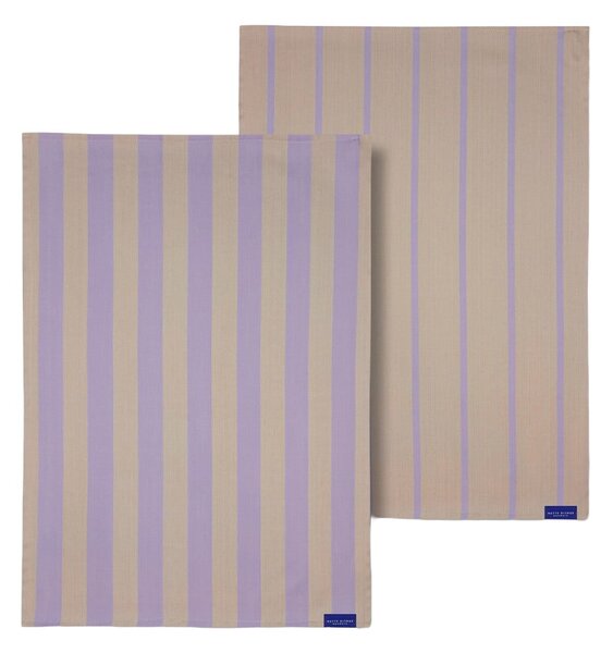 Памучни кърпи за съдове в комплект 2 бр. 50x70 cm Stripes – Mette Ditmer Denmark