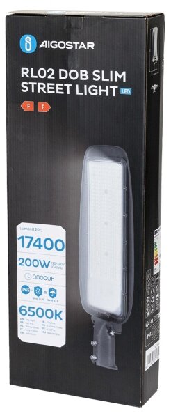 Aigostar - Улична LED лампа SLIM LED/200W/230V 6500K IP65