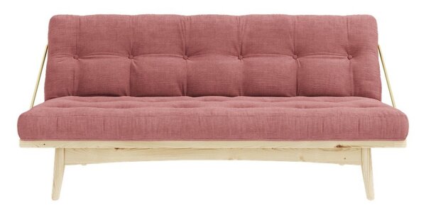 Розов разтегателен диван 190 cm Folk - Karup Design