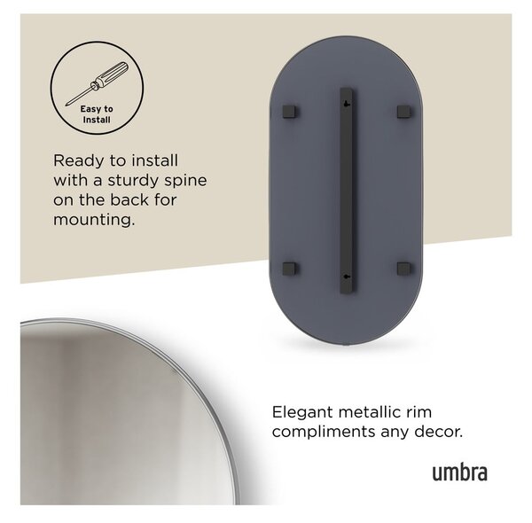 Стенно огледало 46x91 cm Hubba – Umbra