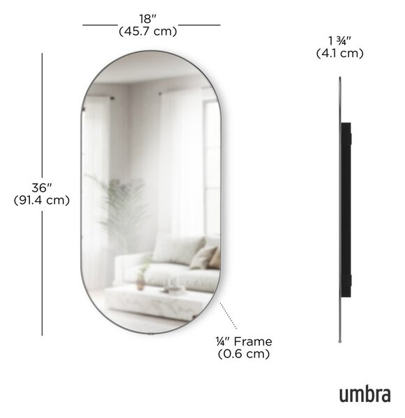 Стенно огледало 46x91 cm Hubba – Umbra