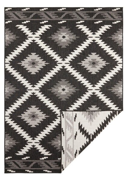 Черно-кремав килим за открито , 290 x 200 cm Malibu - NORTHRUGS