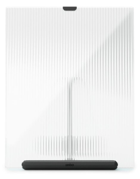 Черна стъклена стояща рамка 19x23 cm Flute – Umbra