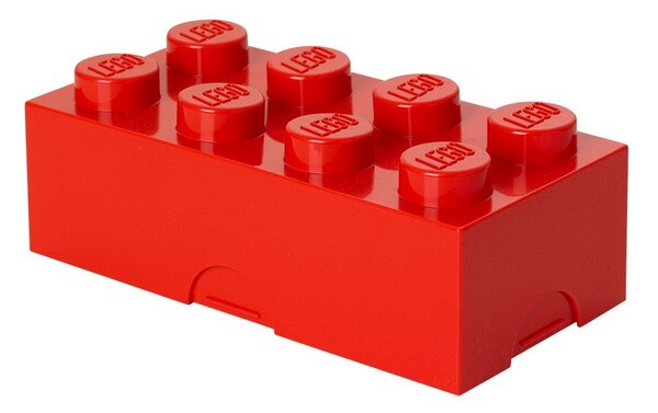 Червена пластмасова детска кутия за съхранение 20x10x7 cm – LEGO®