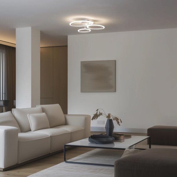 Brilagi - LED Димируем полилей за повърхностен монтаж ORBITS LED/40W/230V 3000-6500K бял + д.у