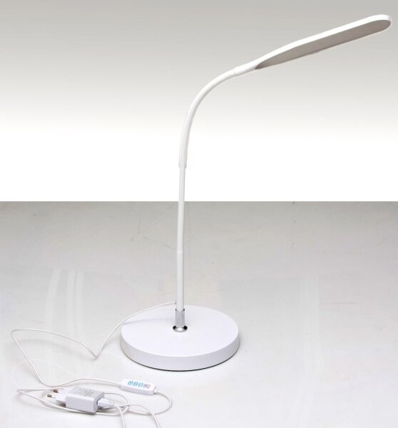 LED регулируема лампа 3в1 LED/10W/230V 3000/4000/6000K CRI 90 бяла