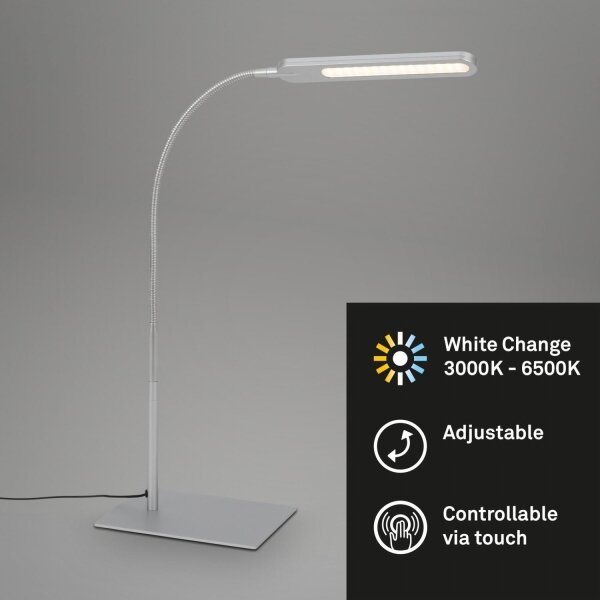 Briloner 7389-014 - LED Димируема настолна лампа SERVO LED/8W/230V 3000/6500K
