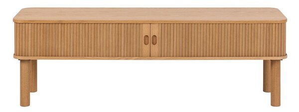 Маса за телевизор от дъб в естествен цвят 140x45 cm Langley – Actona