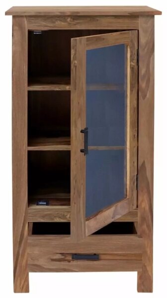 Библиотека RAMI 60x120x45 см масив/палисандър