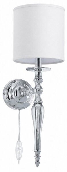 BRILAGI - Стенна лампа NUBILA 1xE27/60W/230V лъскав хром/бял