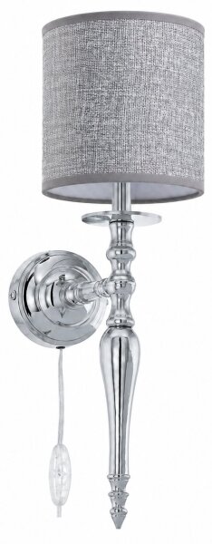 BRILAGI - Стенна лампа NUBILA 1xE27/60W/230V лъскав хром/сива