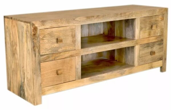 TV маса HINA 60x140 см масивнo дървo/манго