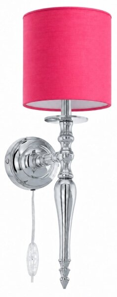 BRILAGI - Стенна лампа NUBILA 1xE27/60W/230V лъскав хром/розова