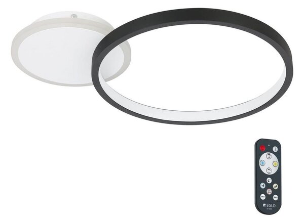 Eglo 900421 - LED Димируем плафон GAFARES LED/15W/230V черен + д.у