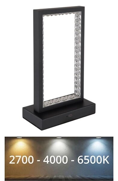 Globo 24008S - LED регулируема настолна лампа SAMEGA LED/3W/3,7V