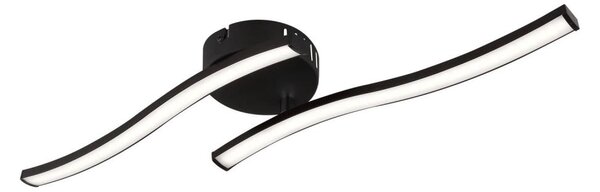 Globo 67178S - LED Полилей за повърхностен монтаж TYLER LED/12W/230V черен