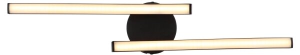Globo 67178S - LED Полилей за повърхностен монтаж TYLER LED/12W/230V черен