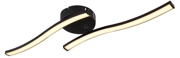 Globo 67178S - LED Полилей за повърхностен монтаж TYLER LED/12W/230V черен