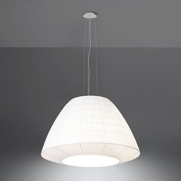 Sollux SL.0733 - Висящ полилей BELLA 3xE27/60W/230V ⌀ 60см бял