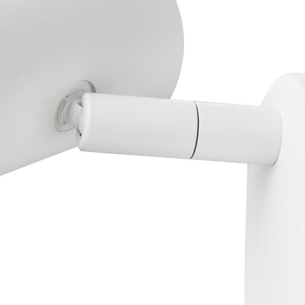 SLV LED стенен прожектор Noblo, 2700 K, бял, 13 cm, метал, Затъмняване, Бял, Дневна/трапезария, Алуминий, Модерен